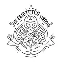 Tatuaje que represente el lazo con mi abuela con la siguiente frase "extrañarte es el eco del tiempo que me diste tattoo design idea