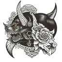 hel tattoo design idea