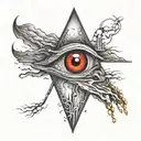 dark side past trauma healing tattoo design idea