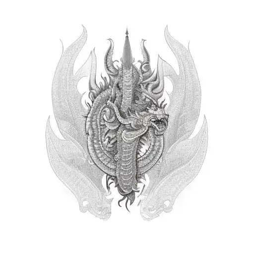 Buy Dragon Temporary Tattoo Online in India - Etsy