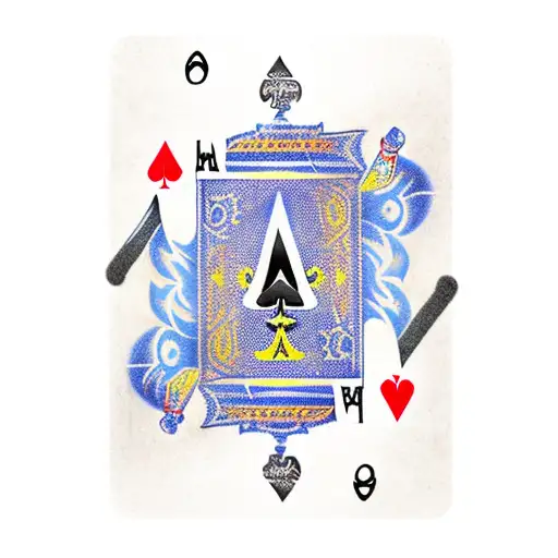 ace of spades tattoo design idea