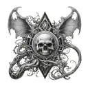 magic the gathering tattoo design idea