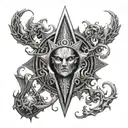 magic the gathering tattoo design idea