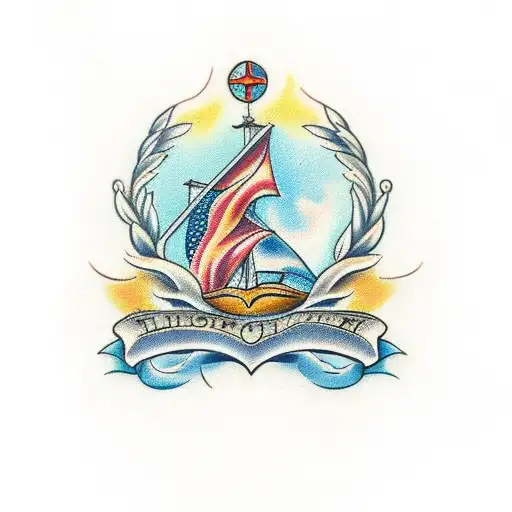 Christian lion tattoo design idea