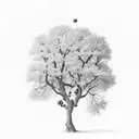 walnut tree tattoo design idea