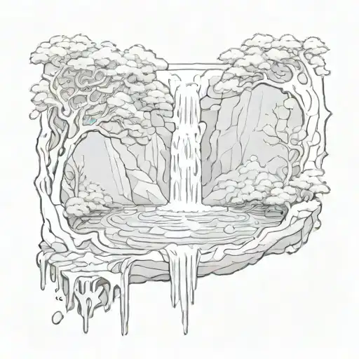 I will tell you a story about how screaming falls in love with silence tattoo design idea