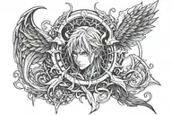 tear of lucifer tattoo design idea