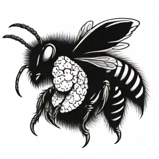 Angry Wasp tattoo design idea