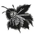Angry Wasp tattoo design idea