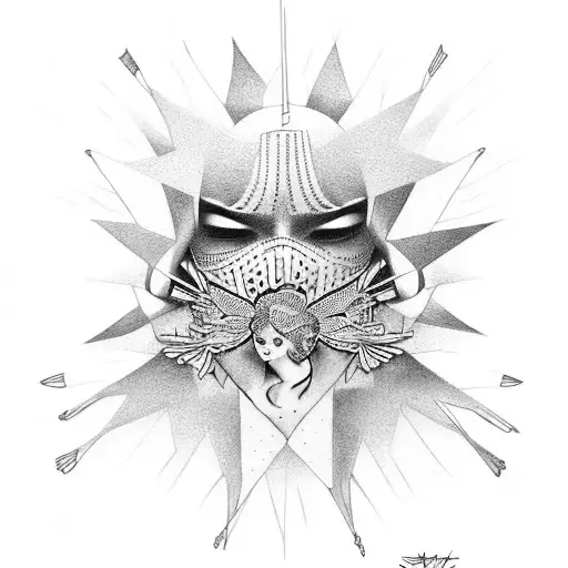 ballet freedom sunshine tattoo design idea