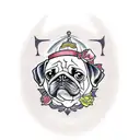 pug tattoo design idea