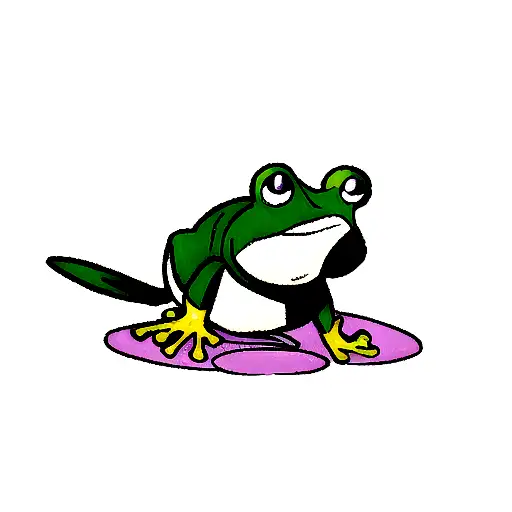 frog samurai tattoo design idea