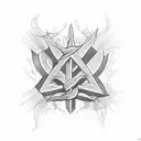 Religious  tattoo design idea