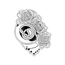 O negative tattoo design idea