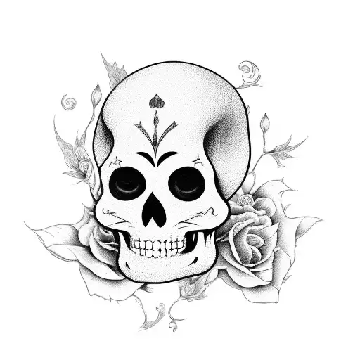 ajolote con diseño de dia de muertos tattoo design idea