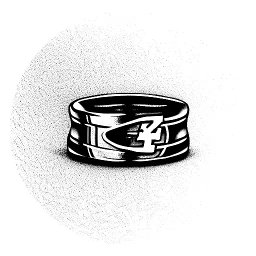 symbolic kobe bryant championship rings tattoo design idea