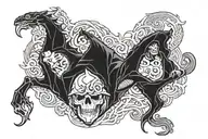 forohar fighting evil tattoo design idea