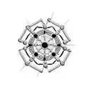 create a attoo based on the following three periodic table elements TH IN K tattoo design idea