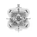 create a attoo based on the following three periodic table elements TH IN K tattoo design idea