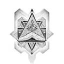 arrowhead with a valknut tattoo design idea