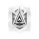 arrowhead with a valknut tattoo design idea