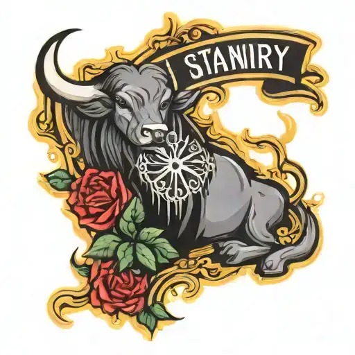 make an art in the lettering style for the calf following the phrase "stand firm, remain standing, victory will come" tattoo design idea