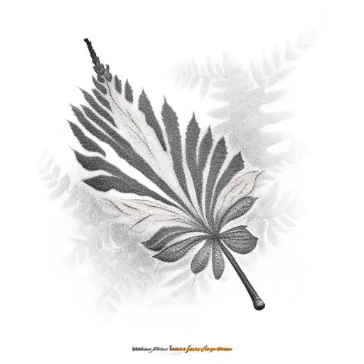 kiwi fern with samoan flag tattoo design idea