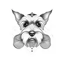 Schnauzer tattoo design idea