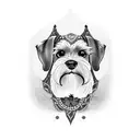 Schnauzer tattoo design idea