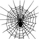 Spider Web tattoo design idea