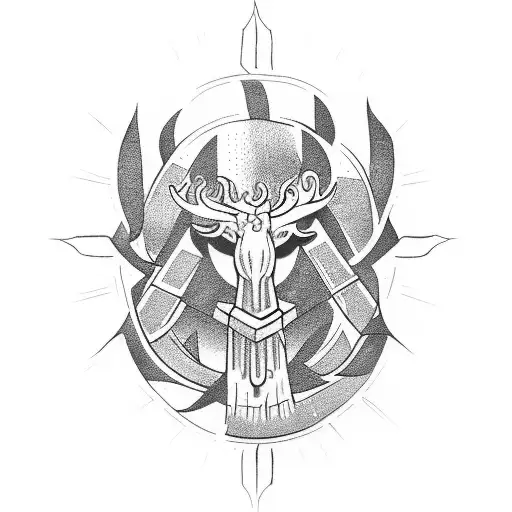 biblical  tattoo design idea