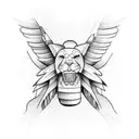 biblical  tattoo design idea