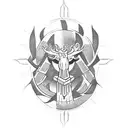 biblical  tattoo design idea