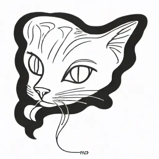 cat memorial tattoo tattoo design idea