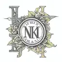 August 9th 2024 in Roman numerals  tattoo design idea