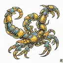 scorpion tattoo design idea