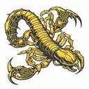 scorpion tattoo design idea