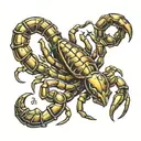 scorpion tattoo design idea