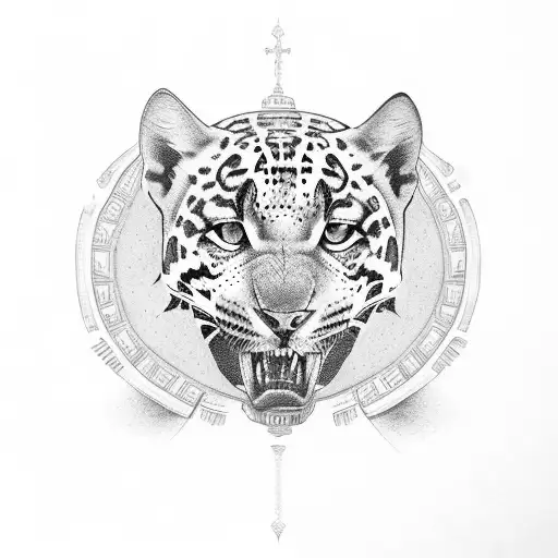 italian culture greek culture jaguar tattoo design idea
