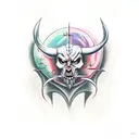 devil tattoo design idea