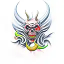 devil tattoo design idea