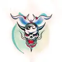 devil tattoo design idea