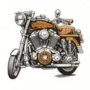 motorcycle engine harley davidson motorcycle tattoo design idea