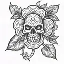 There will be many four leaf clover images and among them one skull image with a sly smile. Clover clover tattoo design idea