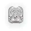the name SK on a gaming controller tattoo design idea