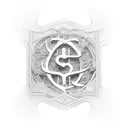 the name SK on a gaming controller tattoo design idea