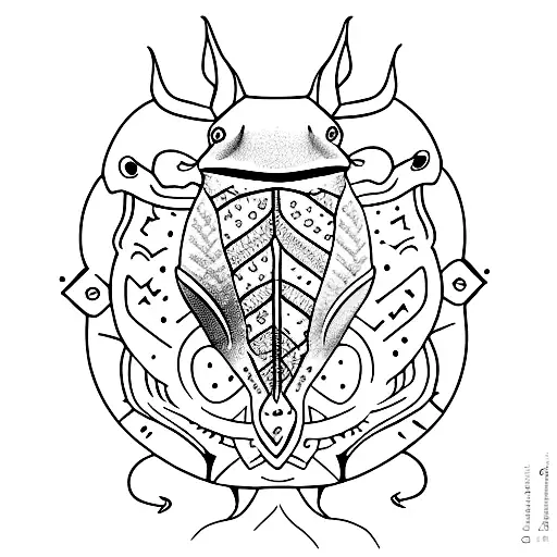 Stingray tattoo design idea