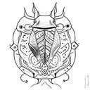 Stingray tattoo design idea