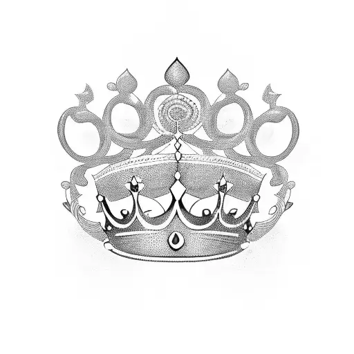 Queen's Crown tattoo design idea