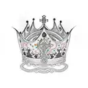 Queen's Crown tattoo design idea